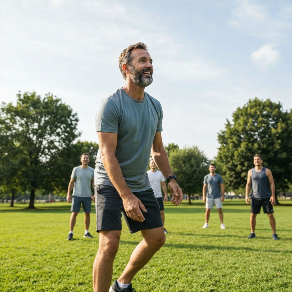 Person engaged in recreational sports